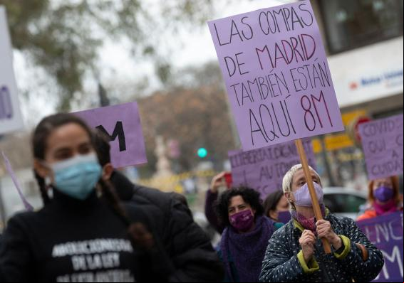 Manifestación por el 8-M en el mundo, en directo
