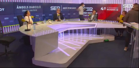 La Ser cancela su debate tras irse la izquierda por la negativa de Vox a condenar las amenazas a Iglesias