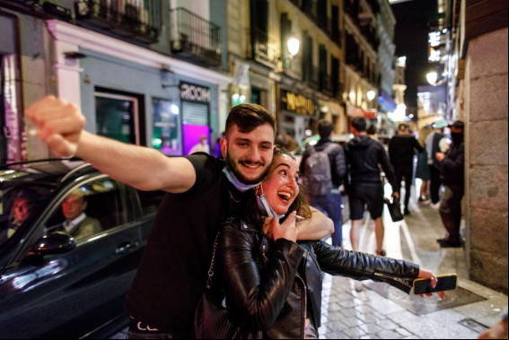 Madrid by night: Europa nos visita