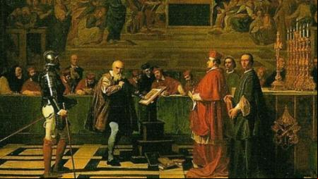 'Galileo ante el Santo Oficio', por Joseph-Nicolas Robert-Fleury
