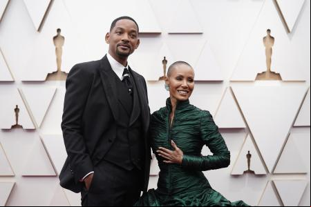 Will Smith y Jada Pinkett durante la gala de los Oscar 2022.