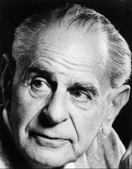Karl Popper, en 1980.