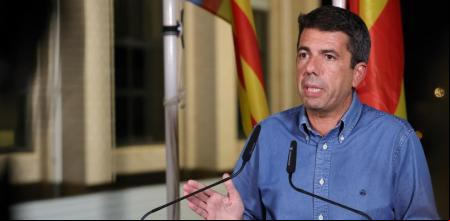 El presidente valenciano, Carlos Mazón, en una comparecencia para informar de la DANA (Generalitat Valenciana / ACN)