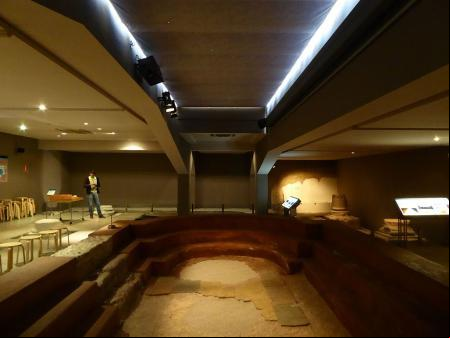 'Frigidarium' de las Termas romanas de Caesaraugusta.