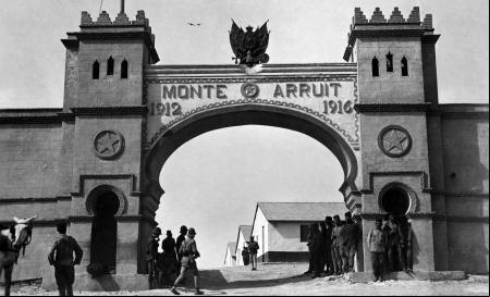 El acuartelamiento de Monte Arruit, antes de la matanza de agosto de 1921