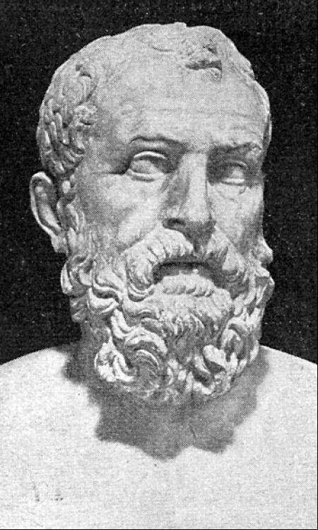 Busto de Solón.