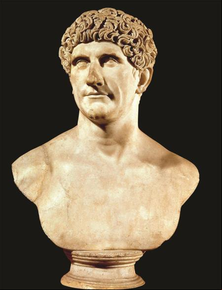 Busto de Marco Antonio de época romana