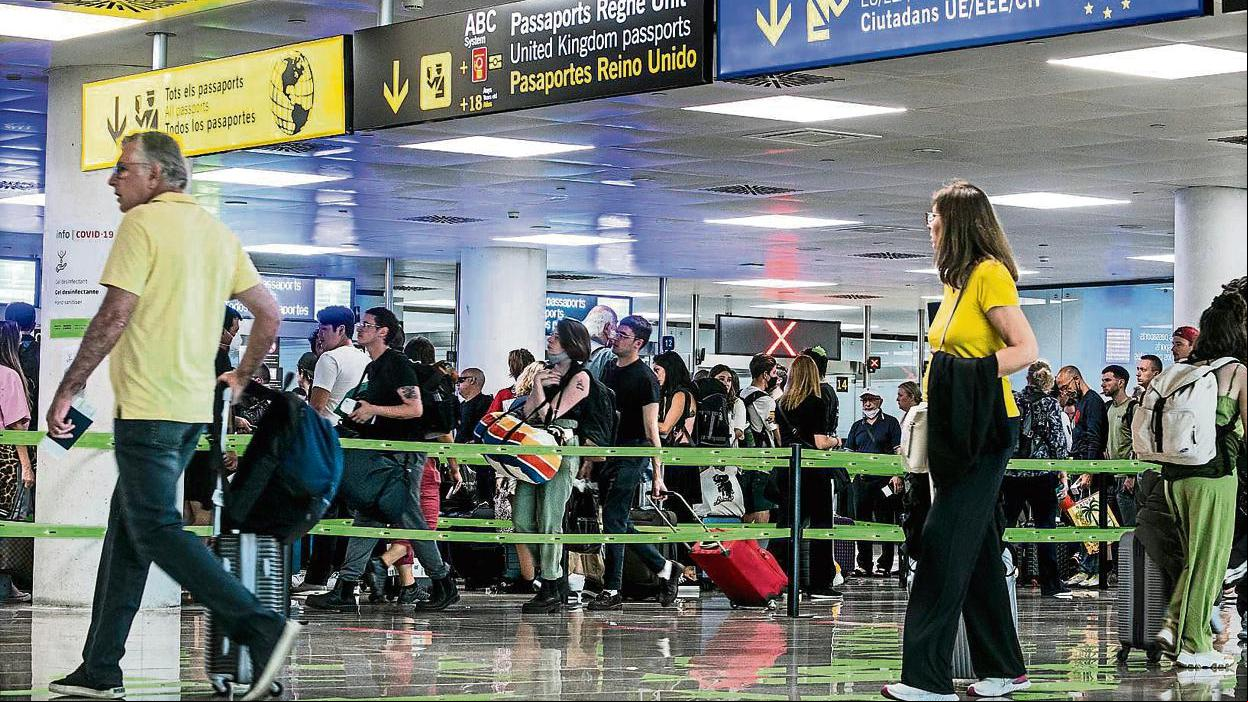 Colapso en los aeropuertos
