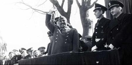 Visita de Francisco Franco a Barcelona en 1942