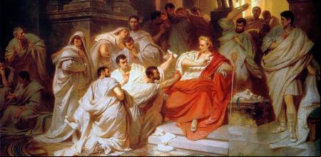 'Asesinato de César', 1865, Karl Theodor von Piloty