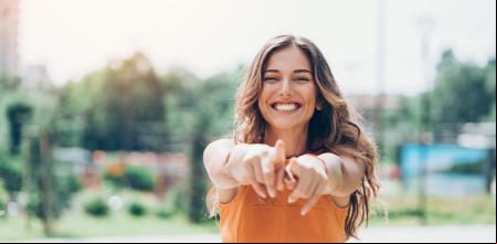 Mujer sonriente