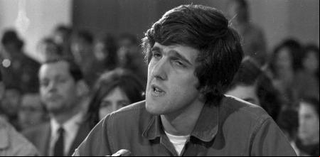 John Forbes Kerry (born December 11, 1943) is an American politician who is the 68th and current United States Secretary of State. More on this topic: https://www.amazon.com/gp/search?ie=UTF8&tag=tra0c7-20&linkCode=ur2&linkId=dcbf07866a9876e241902996e21b8823&camp=1789&creative=9325&index=books&keywords=john%20kerry%20vietnam

He served as a United States Senator from Massachusetts from 1985 to 2013, and was chairman of the Senate Foreign Relations Committee. Kerry was the presidential nominee of the Democratic Party in the 2004 Presidential Election but lost to incumbent George W. Bush.

The son of an Army Air Corps veteran, Kerry was born in Aurora, Colorado. He attended boarding school in Massachusetts and New Hampshire and went on to graduate from Yale University class of 1966, where he majored in political science and became a member of the influential Skull and Bones secret society. He enlisted in the Naval Reserve in 1966, and during 1968--1969 served an abbreviated four-month tour of duty in South Vietnam as officer-in-charge (OIC) of a Swift Boat. For that service, he was awarded combat medals that include the Silver Star, Bronze Star, and three Purple Hearts. Securing an early return to the United States, Kerry ed the Vietnam Veterans Against the War in which he served as a nationally recognized spokesman and as an outspoken opponent of the Vietnam War. He appeared before the Senate Committee on Foreign Affairs where he deemed United States war policy in Vietnam to be the cause of 