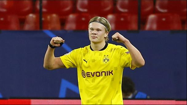 Haaland destroza al Sevilla