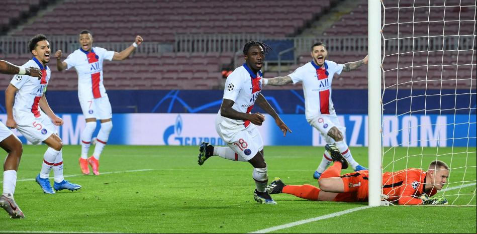 Moise Kean, positivo por covid a una semana de enfrentarse al Barça