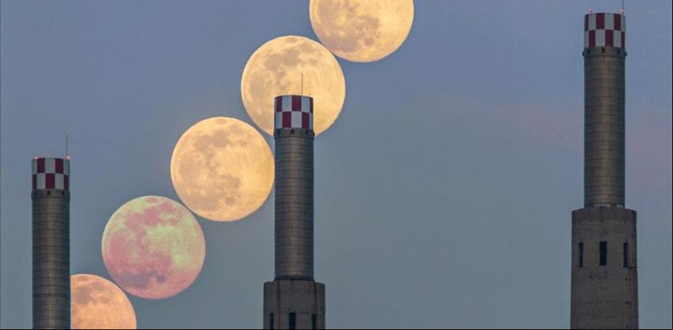 Las lunas de las Tres Chimeneas