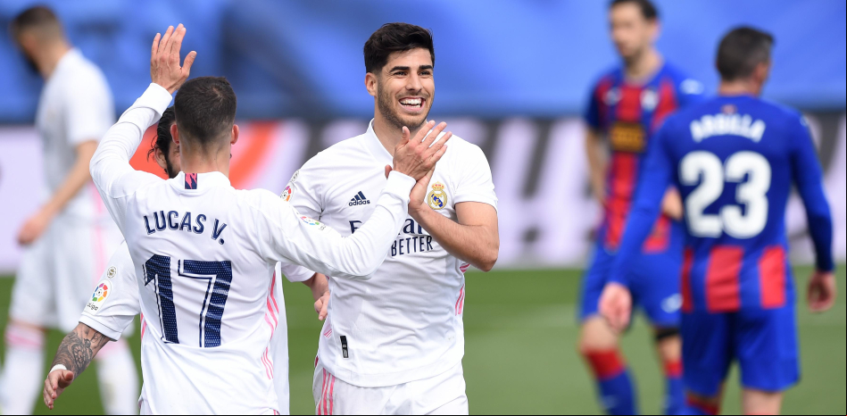 Fácil victoria para el Real Madrid ante el Eibar en medio del temporal