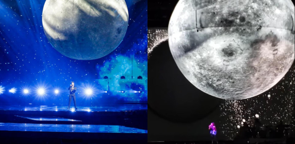 ¿Es la puesta en escena de Blas Cantó en Eurovisión 2021 una copia a Ariana Grande?