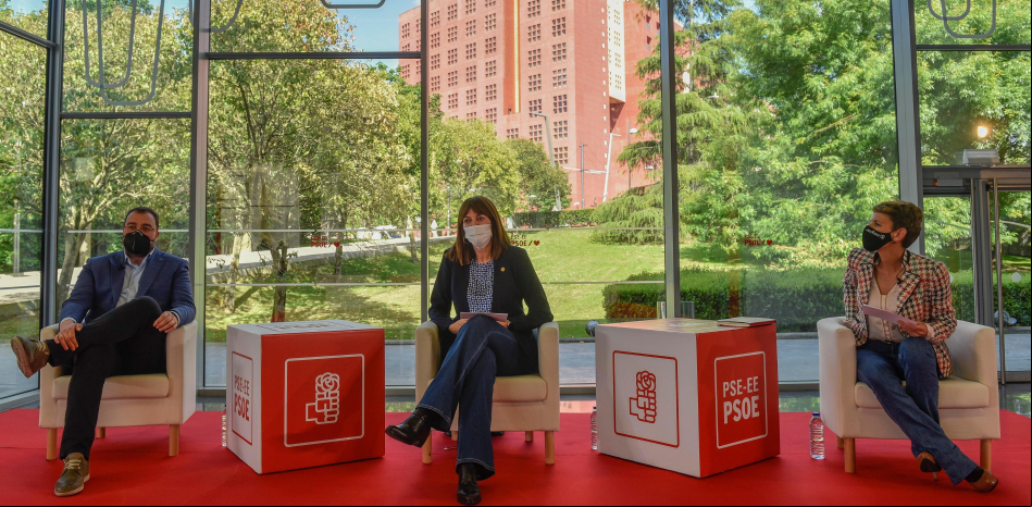 Los líderes socialistas de Euskadi, Navarra y Asturias defienden que la cogobernanza abre camino al Estado federal