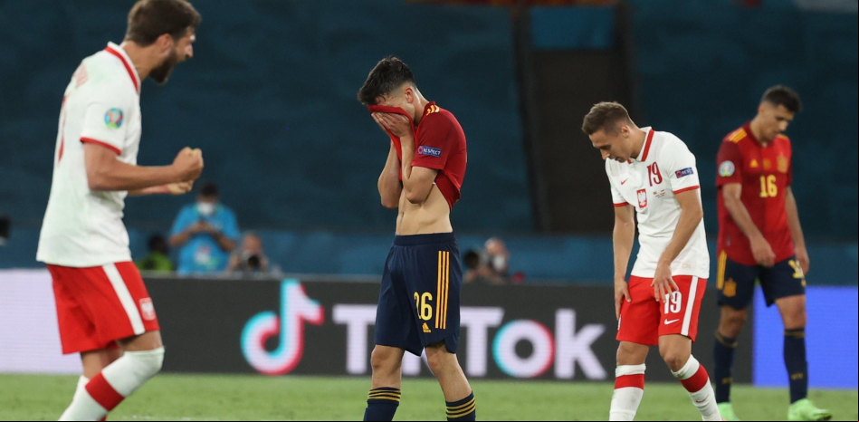 España encalla ante Polonia y se queda sin red en la Eurocopa