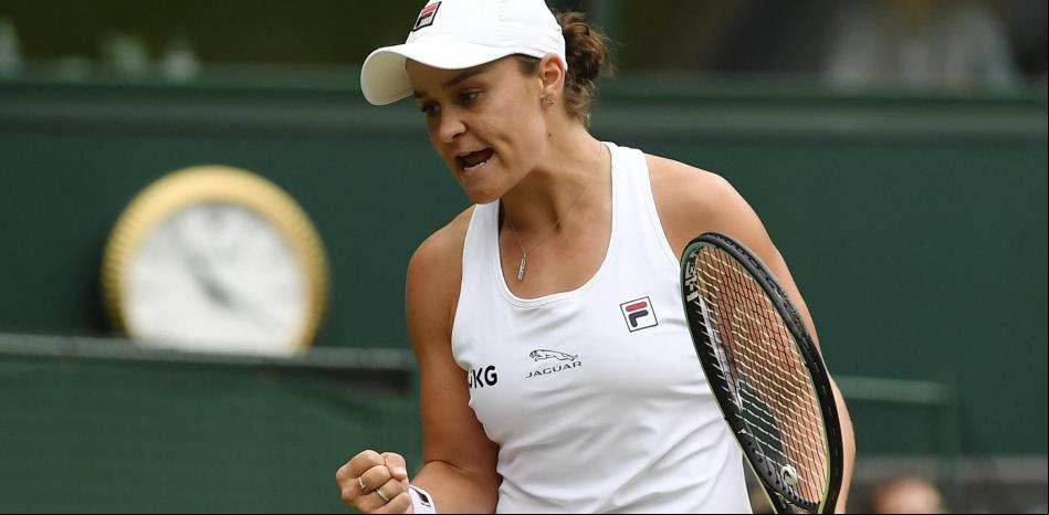 Barty se agiganta en Wimbledon