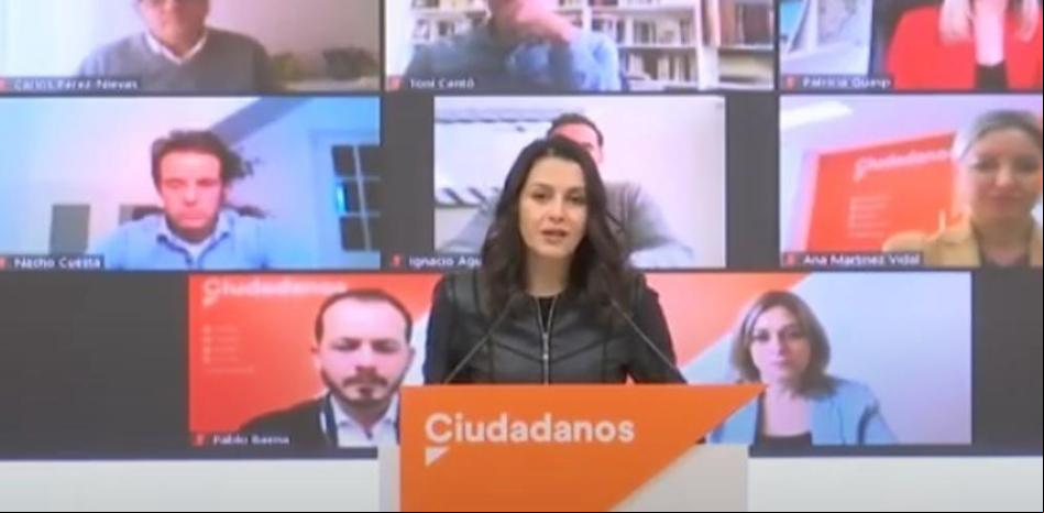 Cs hará todo su campaña telemática y evitará los mítines con público