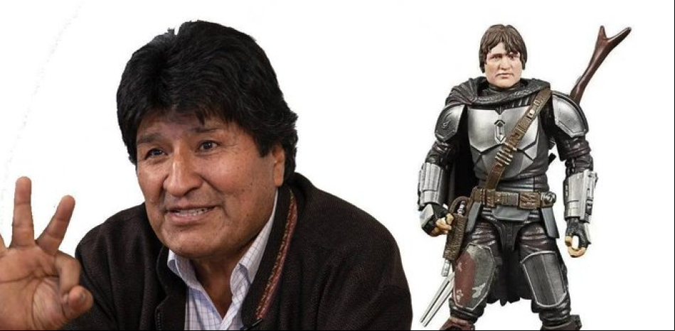 La colección de figuras oficiales de Star Wars convierte a Evo Morales en ‘The Mandalorian’