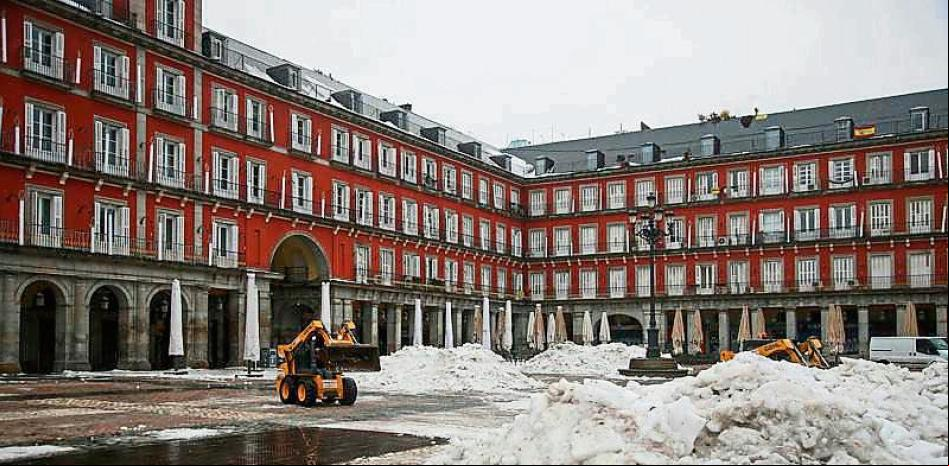 Filomena dejó una cantidad de agua equivalente al consumo urbano durante un año