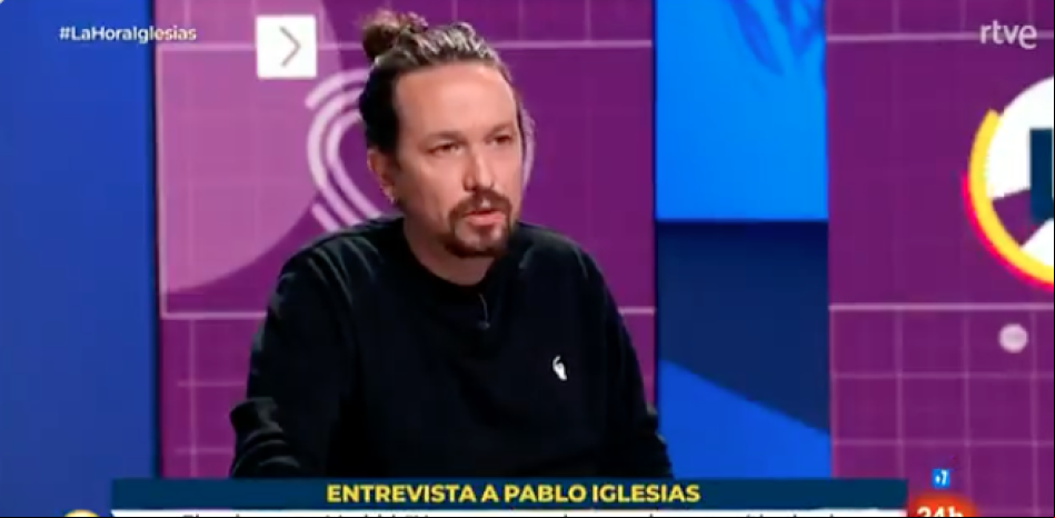 Rifirrafe entre Pablo Iglesias y Mònica López a costa de las condiciones laborales en RTVE
