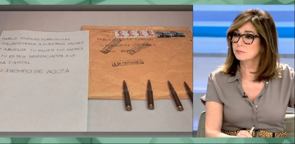 Ana Rosa sobre las amenazas de muerte a Pablo Iglesias: “Es repudiable”