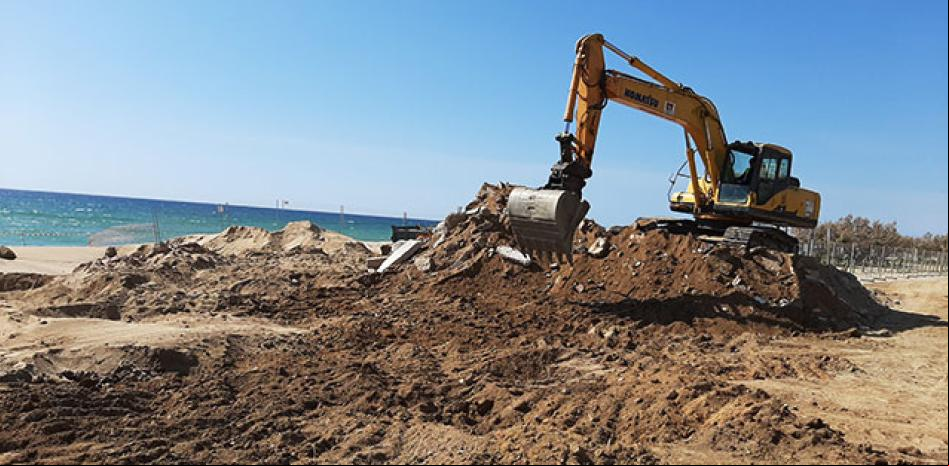 Finaliza la demolición del edificio del Club Náutico de Cabrera de Mar