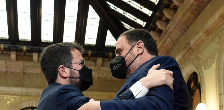 La emoción de Junqueras