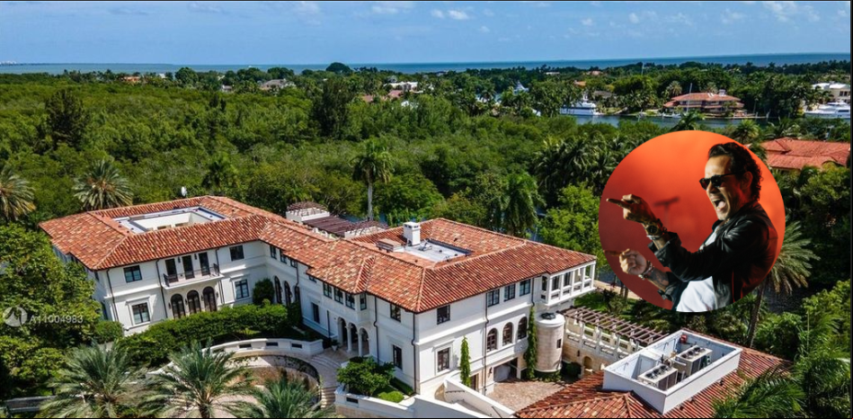 Marc Anthony vende su mansión de Florida por 18,3 millones de euros