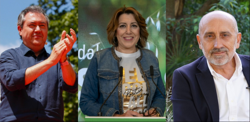 Los candidatos de las primarias del PSOE de Andalucía debaten entre sí y con preguntas de militantes