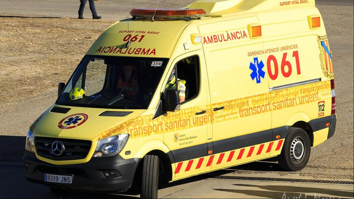 Un técnico del SAMU 061 muere en el traslado de un paciente de Manacor a Palma