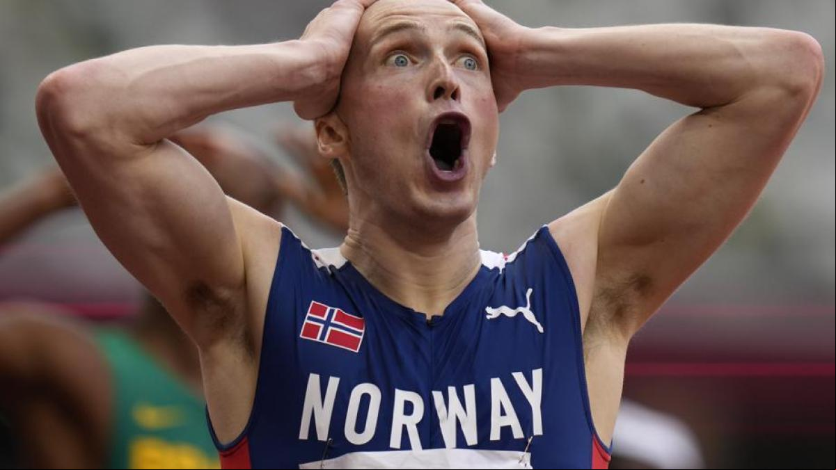 Karsten Warholm, un superhéroe blanco: oro y plusmarca en 400 m vallas, en 45s94