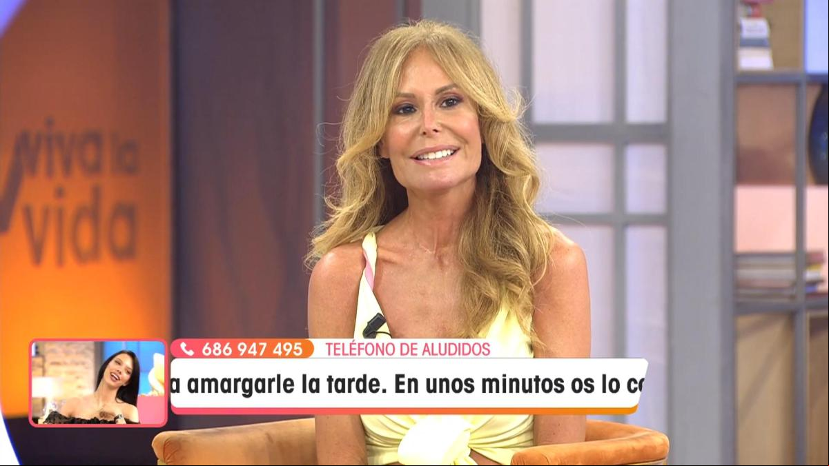Lara Dibildos se estrena como colaboradora en Viva la vida con un alegato a favor de Fidel Albiac