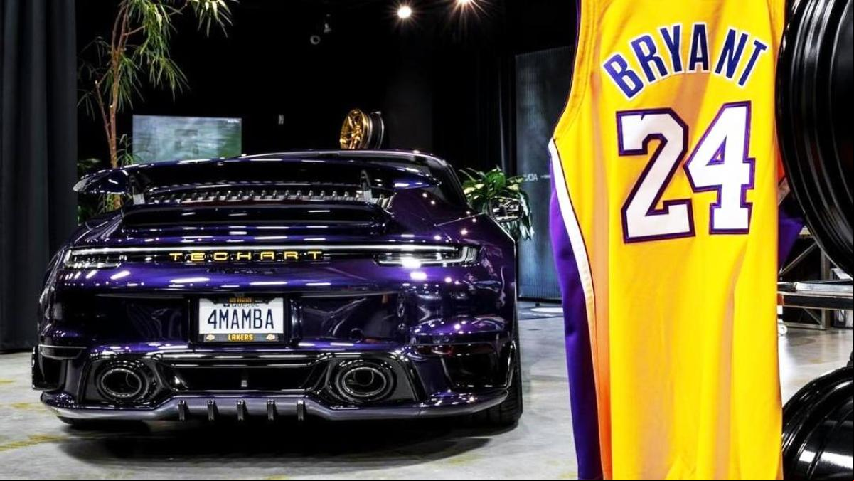 Crean un Porsche 911 muy especial como tributo a Kobe Bryant