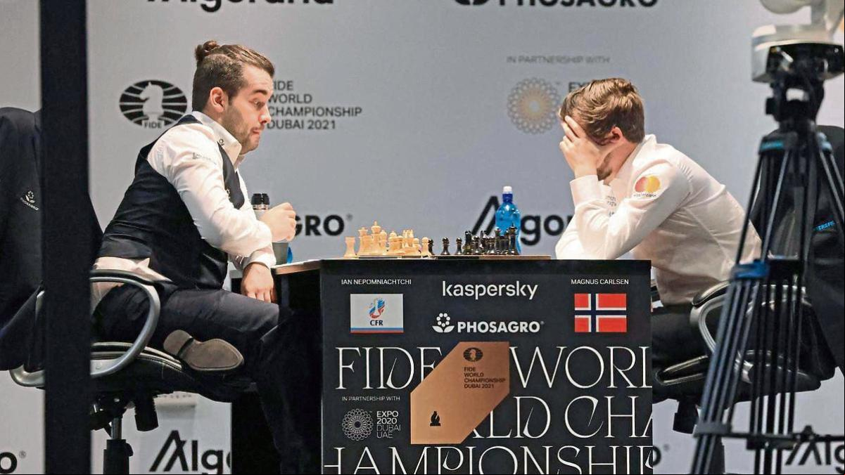 Carlsen y ‘Nepo’ vuelven a firmar tablas en Dubái: 2-2