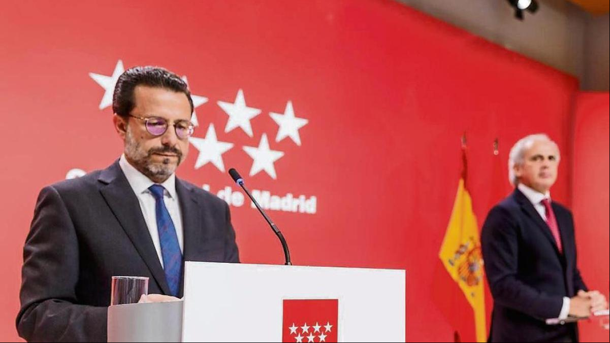 El poder de Madrid se fractura en dos