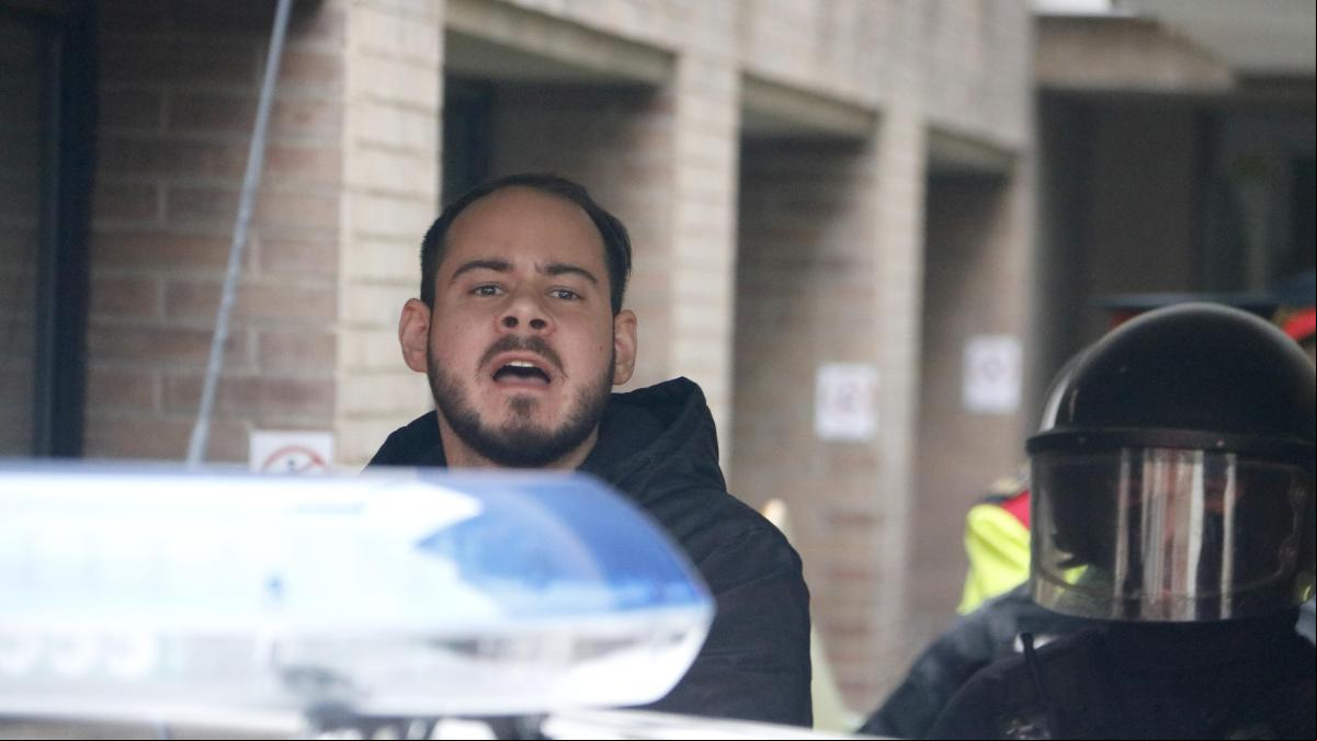 Pablo Hasél, absuelto de desórdenes públicos en la manifestación por la detención de Puigdemont