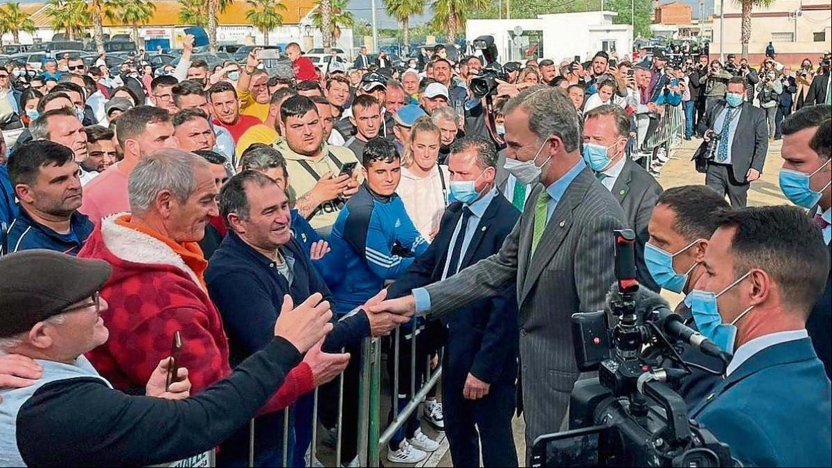 El Rey cumple su promesa con Sanlúcar