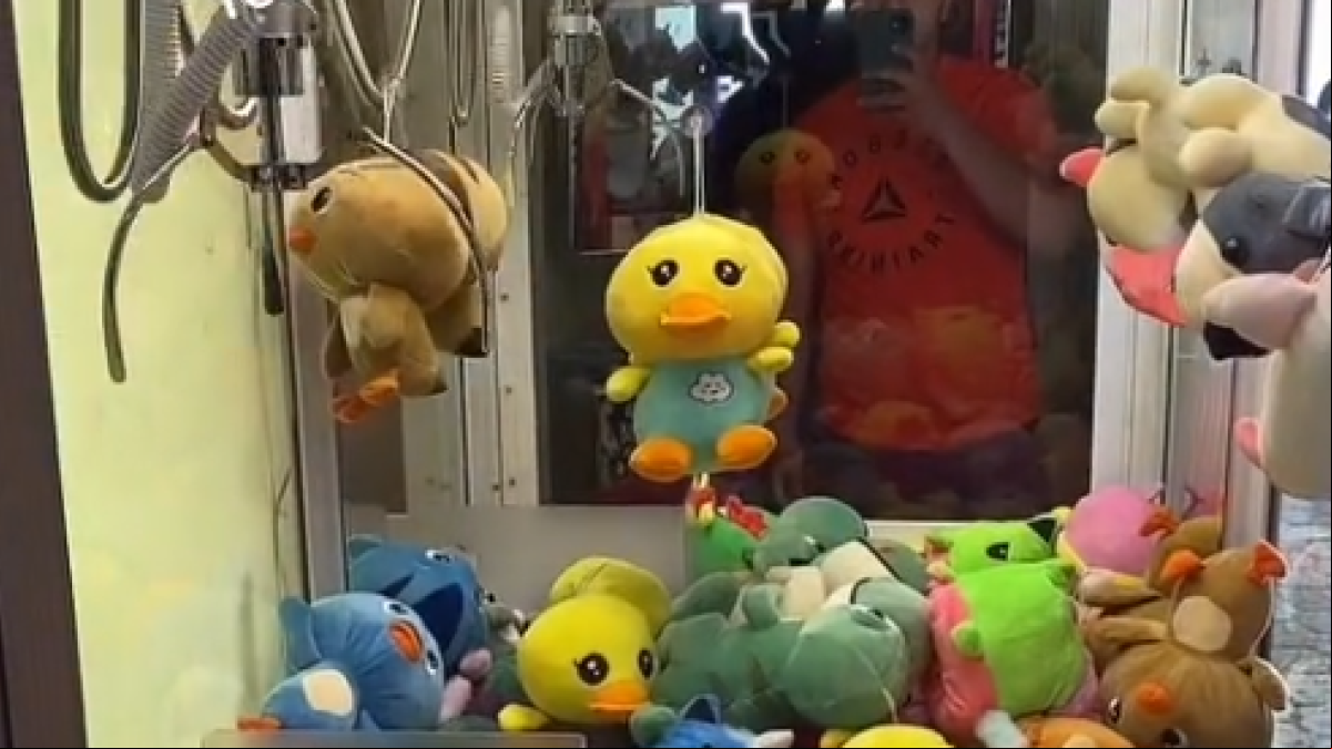 Por esta razón nunca ganas en las máquinas de peluches que hay en los centros comerciales