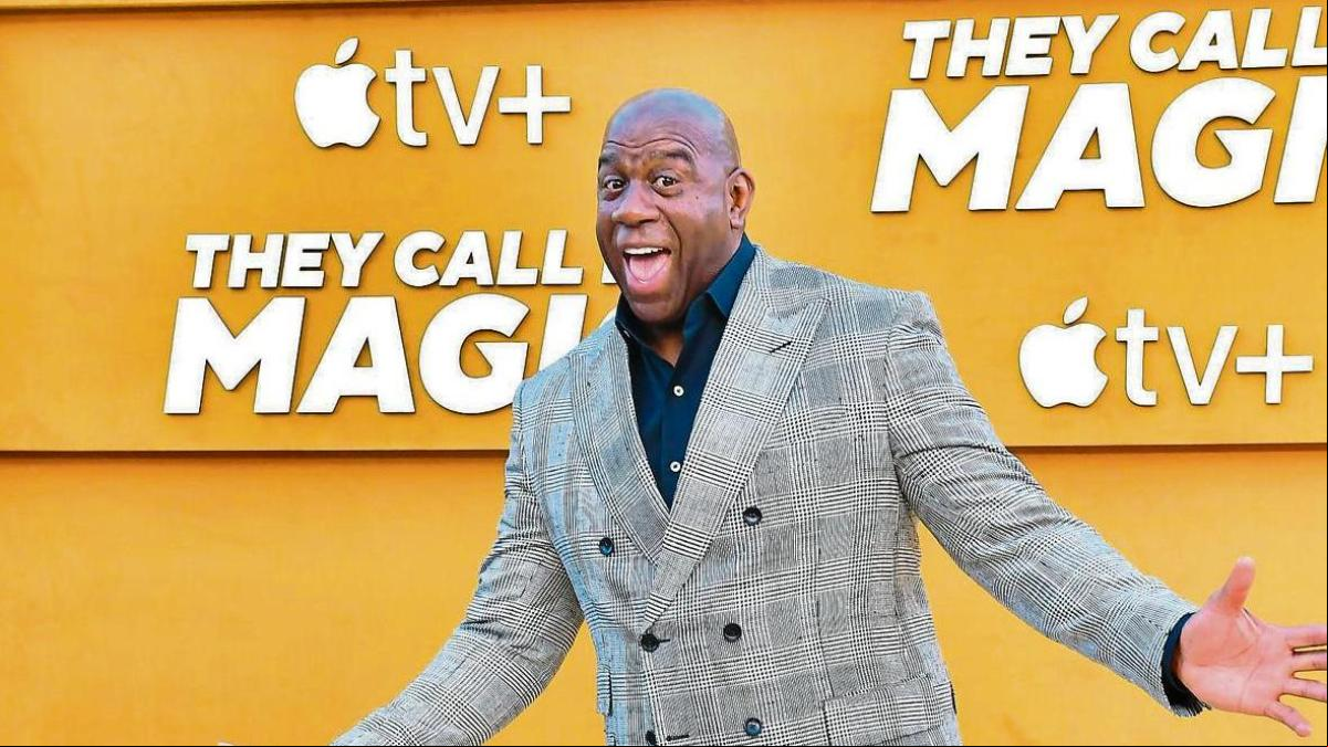 Magic Johnson, a las puertas de su sexto anillo