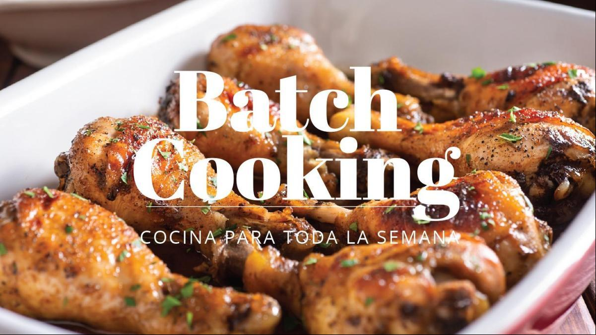 Menú semanal de batchcooking 25 al 29 de noviembre