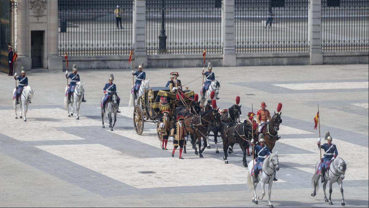 Las carrozas han vuelto al Palacio Real