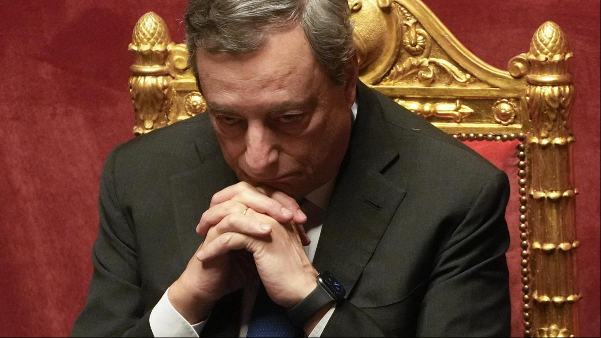 La Liga, Forza Italia y el M5E abandonan a Draghi y empujan al país a elecciones