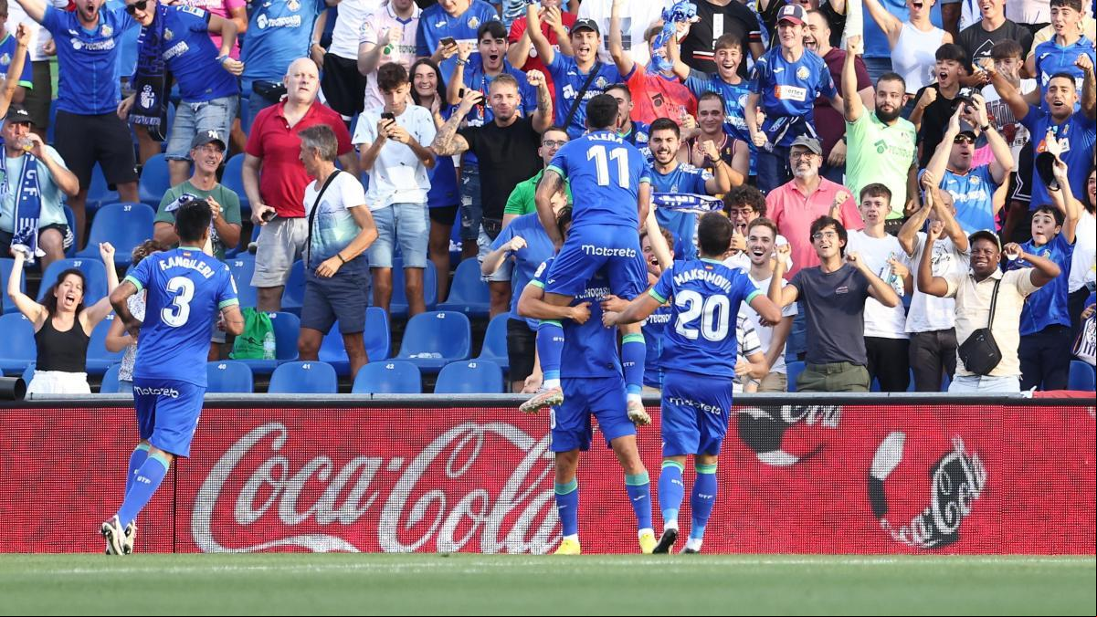 El Getafe suma su primer triunfo en la Liga a costa de la Real Sociedad