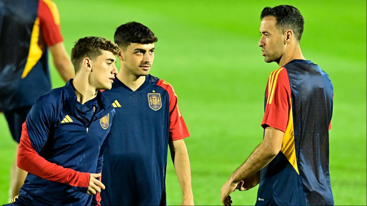 Gavi, titular ante Costa Rica, entra en la historia de la selección española