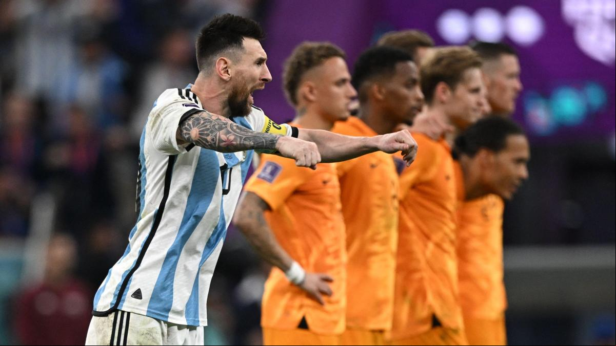 Un Oasis para agarrar el brazo de Messi