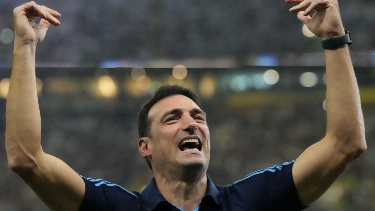 Scaloni: “Estoy liberado, es histórico”